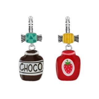 Dormeuses Caca Boudin Couleur Argent Multi