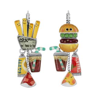 Dormeuses Ketchup Couleur Argent Multi